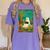 Groovy Ghost Reading Book Cat Halloween Ghost Teacher Women's Comfort Colors T-Shirt Violet Groovy Ghost Reading Book Cat Halloween Ghost Teacher Women's Comfort Colors T-Shirt Violet