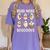 Groovy Halloween Ghost Read More Boooooks Librarian Teacher For Men Women Kids Women's Comfort Colors T-Shirt Violet