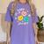 Groovy Happy To See Your Face Teacher School Appreciation Women's Comfort Colors T-Shirt Violet Groovy Happy To See Your Face Teacher School Appreciation Women's Comfort Colors T-Shirt Violet