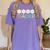 Groovy Teacher Cute Daisy Flower Retro Back To School Women's Comfort Colors T-Shirt Violet Groovy Teacher Cute Daisy Flower Retro Back To School Women's Comfort Colors T-Shirt Violet