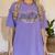 Groovy Tiny Human Tamer Floral Kindergarten Teacher Women's Comfort Colors T-Shirt Violet