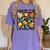 Growth Not Perfection Abstract Florals SPED Teacher Women's Comfort Colors T-Shirt Violet Growth Not Perfection Abstract Florals SPED Teacher Women's Comfort Colors T-Shirt Violet