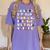 Halloween Alphabet ABCs Learning Kindergarten Teacher Men Women Kids Women's Comfort Colors T-Shirt Violet Halloween Alphabet ABCs Learning Kindergarten Teacher Men Women Kids Women's Comfort Colors T-Shirt Violet