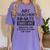 Halloween Art Teacher Prisoner Costume Women's Comfort Colors T-Shirt Violet Halloween Art Teacher Prisoner Costume Women's Comfort Colors T-Shirt Violet