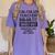 Halloween Calculus Teacher Prisoner Costume Women's Comfort Colors T-Shirt Violet