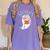 Halloween Cute Ghost Book Reading Teacher Women's Comfort Colors T-Shirt Violet Halloween Cute Ghost Book Reading Teacher Women's Comfort Colors T-Shirt Violet