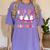 Halloween Dance Teacher Pas De Boo-Ree Ghost Ballet Dancer Women's Comfort Colors T-Shirt Violet