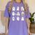 Halloween Ghost Speech Therapy SLP Fall Teacher Tee Women's Comfort Colors T-Shirt Violet Halloween Ghost Speech Therapy SLP Fall Teacher Tee Women's Comfort Colors T-Shirt Violet