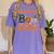 Halloween Kindergarten Boo Crew Kinder Teacher Student Women's Comfort Colors T-Shirt Violet