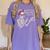 Halloween Math Teacher Skeleton Six Seven Meme Brainrot Women's Comfort Colors T-Shirt Violet