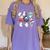 Halloween Music Teacher Ghost Playing Musical Instruments Women's Comfort Colors T-Shirt Violet Halloween Music Teacher Ghost Playing Musical Instruments Women's Comfort Colors T-Shirt Violet
