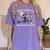 Halloween There's Room On My Broom For You Too Teacher Women's Comfort Colors T-Shirt Violet