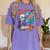 Halloween Skeleton Geography Teacher Pumpkin Bats Classroom Women's Comfort Colors T-Shirt Violet Halloween Skeleton Geography Teacher Pumpkin Bats Classroom Women's Comfort Colors T-Shirt Violet