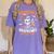 Halloween Skeleton Teacher Phonemes Graphemes Caffeine Lover Women's Comfort Colors T-Shirt Violet