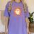 Halloween Teacher Crew Spooky Season Retro Ghost Women's Comfort Colors T-Shirt Violet