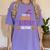 Halloween Teachers This Is My Tired Teacher Costume Women's Comfort Colors T-Shirt Violet