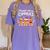 Hangin With My Cookies Gingerbread Christmas Teacher Women's Comfort Colors T-Shirt Violet