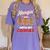 Hangin With My Cookies Gingerbread Man Xmas Teacher Women's Comfort Colors T-Shirt Violet Hangin With My Cookies Gingerbread Man Xmas Teacher Women's Comfort Colors T-Shirt Violet