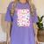 Happy Dot Day Bow Coquette For Teacher Girls Women's Comfort Colors T-Shirt Violet