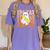 Happy Fri-Yay Friday Lovers Groovy Teacher Life Halloween Women's Comfort Colors T-Shirt Violet Happy Fri-Yay Friday Lovers Groovy Teacher Life Halloween Women's Comfort Colors T-Shirt Violet