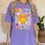Happy Fri-Yay Groovy Teacher Friday Weekend Fri Yay Women's Comfort Colors T-Shirt Violet Happy Fri-Yay Groovy Teacher Friday Weekend Fri Yay Women's Comfort Colors T-Shirt Violet