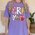 Happy Fri-Yay Teacher Back To School Friday Lovers Women's Comfort Colors T-Shirt Violet Happy Fri-Yay Teacher Back To School Friday Lovers Women's Comfort Colors T-Shirt Violet