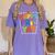 Happy Fri-Yay Teacher Life Weekend Pun Happy Friday Women's Comfort Colors T-Shirt Violet