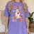 Haunted By 67 Boo Ghost Teacher 6 7 Halloween Costume Women's Comfort Colors T-Shirt Violet Haunted By 67 Boo Ghost Teacher 6 7 Halloween Costume Women's Comfort Colors T-Shirt Violet