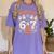 Haunted By 6x7 Math Teacher Halloween Pun Women's Comfort Colors T-Shirt Violet Haunted By 6x7 Math Teacher Halloween Pun Women's Comfort Colors T-Shirt Violet