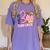 Hello 3rd Third Grade Back To School Pink Leopard Teacher Women's Comfort Colors T-Shirt Violet Hello 3rd Third Grade Back To School Pink Leopard Teacher Women's Comfort Colors T-Shirt Violet