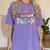Hello Pre-K Pencil Teacher Student Tie Dye Women's Comfort Colors T-Shirt Violet