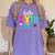 Hello Sixth Grade Cute Back To School 6th Grade Teacher Kids Women's Comfort Colors T-Shirt Violet