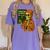 HUGvyn Halloween Skeleton Six Seven 67 Meme PEMDAS Teacher Women's Comfort Colors T-Shirt Violet