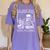 I'Ll Just Wait Until It's Quiet Skeleton Halloween Teacher Women's Comfort Colors T-Shirt Violet