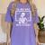 I'Ll Just Wait Until It's Quiet Skeleton Teacher Great Women's Comfort Colors T-Shirt Violet I'Ll Just Wait Until It's Quiet Skeleton Teacher Great Women's Comfort Colors T-Shirt Violet