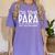 I'm That Paraprofessional They Told You About Para Teacher Women's Comfort Colors T-Shirt Violet