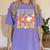 Infant Teacher Boo Crew Ghost Groovy Halloween For Women Women's Comfort Colors T-Shirt Violet Infant Teacher Boo Crew Ghost Groovy Halloween For Women Women's Comfort Colors T-Shirt Violet
