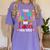 Instructional Assistant Loves Her Kids Teacher Assistant Women's Comfort Colors T-Shirt Violet Instructional Assistant Loves Her Kids Teacher Assistant Women's Comfort Colors T-Shirt Violet