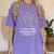 It's Fine I'm Fine Christmas Light Principal Teacher Xmas Men Women Women's Comfort Colors T-Shirt Violet