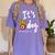 It's Fry Day Teacher Life Women's Comfort Colors T-Shirt Violet It's Fry Day Teacher Life Women's Comfort Colors T-Shirt Violet
