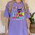 It's A Good-Day To Teach Tiny Humans Pre-K Cat Teacher Lover Women's Comfort Colors T-Shirt Violet