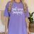 Just Keep Singing Singer Music Teacher Motivational Women's Comfort Colors T-Shirt Violet