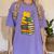 Kawaii Cats Lover Coffee Books Teacher Librarian Cat Women's Comfort Colors T-Shirt Violet