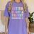 Kids AUTISM IS NOT A TRAGEDY IGNORANCE IS Proud Teacher Crew Women's Comfort Colors T-Shirt Violet