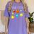 Kids Solar Systems Cute Planets Space Science Teacher School Women's Comfort Colors T-Shirt Violet