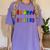 Be Kind Pride Sign Language Rainbow Teachers Interpreter ASL Women's Comfort Colors T-Shirt Violet