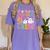 Kinder Boo Crew Kindergarten Teacher Student Halloween Women's Comfort Colors T-Shirt Violet