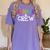 Kinder Crew Kindergarten Teacher 1st Day Of School Women's Comfort Colors T-Shirt Violet