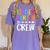 Kindergarten Crew Shirt Kinder Crew Teacher Boy Girl Women's Comfort Colors T-Shirt Violet