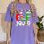 Kindergarten ELF Squad Christmas ELF Student Teacher Men Women Kids Women's Comfort Colors T-Shirt Violet